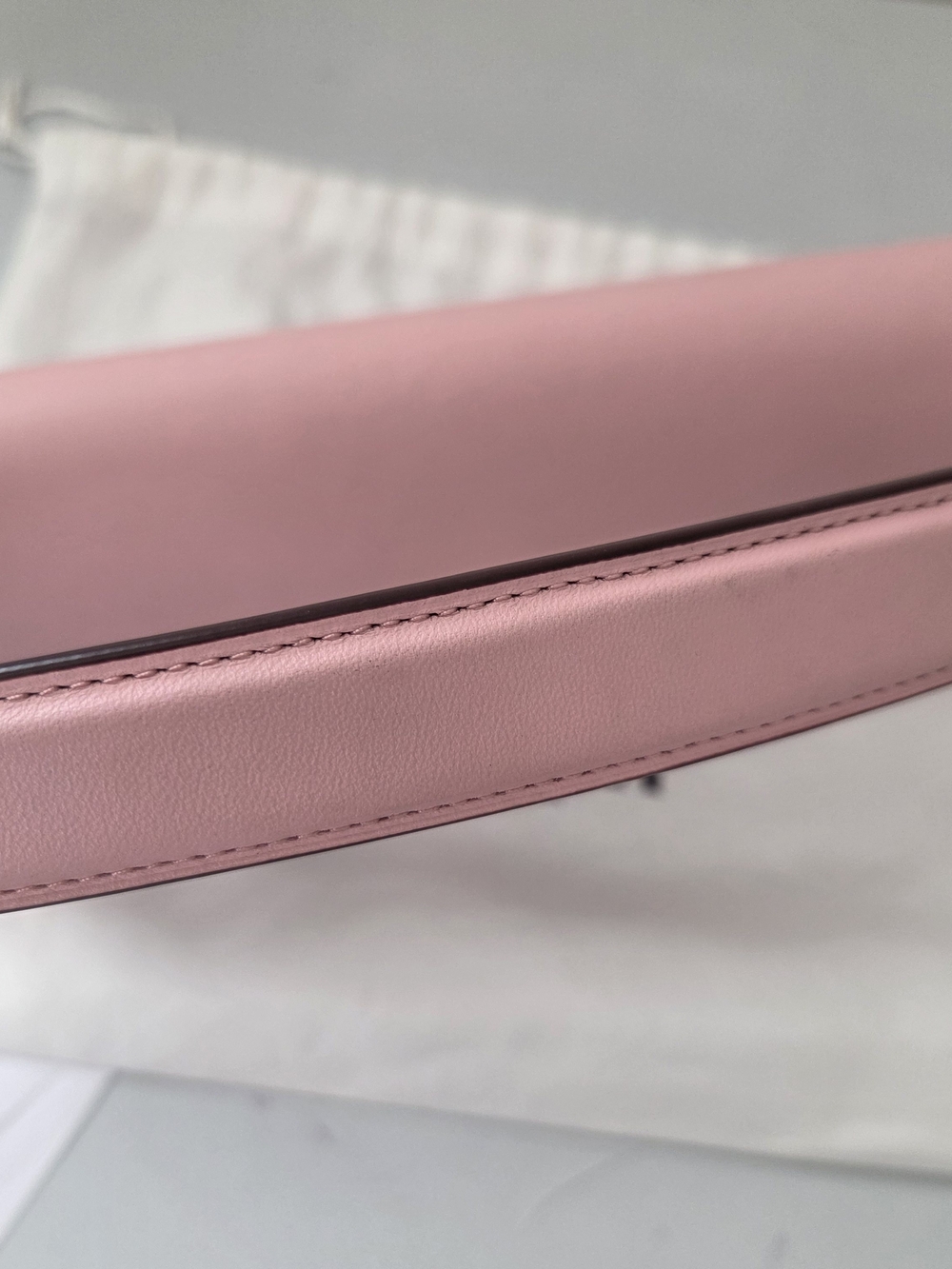 Coach Tabby 26 Leather & Signature Coated Canvas Shoulder Bag Pink/Tan - Picture 4 of 11